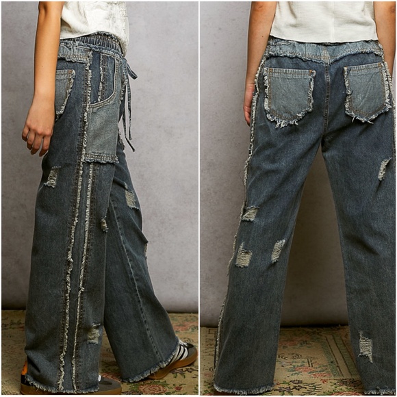 POL Distressed Blue Jeans - Picture 3 of 6